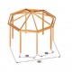 30HD322 GAZEBO OTTAGONALE