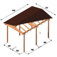 30HD338 GAZEBO A 2 FALDE 446 X 317