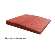 4170075530O BORDO INCLINATO ORIZZONTALE PER RACCORDO PAVIMENTAZIONE SP.3 CM con spinotti