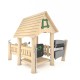 29VP1203RB CASETTA GIOCO IN LEGNO DI ROBINIA