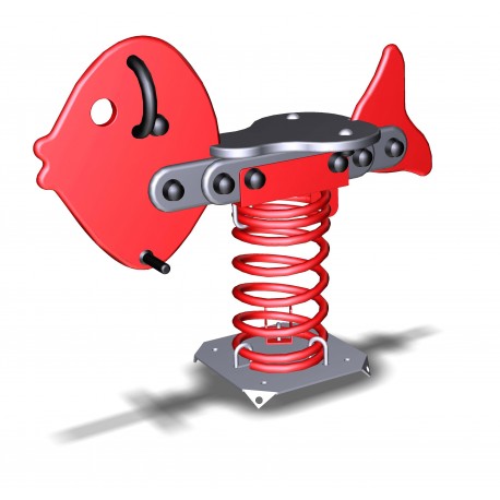 Gioco per parchi a molla Pesce
