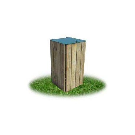 36EC113-CC CESTONE RIVESTITO CON DOGHE IN PINO