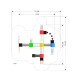29VP0210 GIOCO PER PARCHI CASTELLO MULTIPROPOSTA CON SCIVOLI