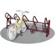 36EB326 PORTABICICLETTE 5 POSTI CON REGGICATENA