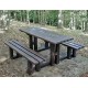36PS0316 TAVOLO PIC-NIC ACCESSIBILE SENZA SCHIENALE