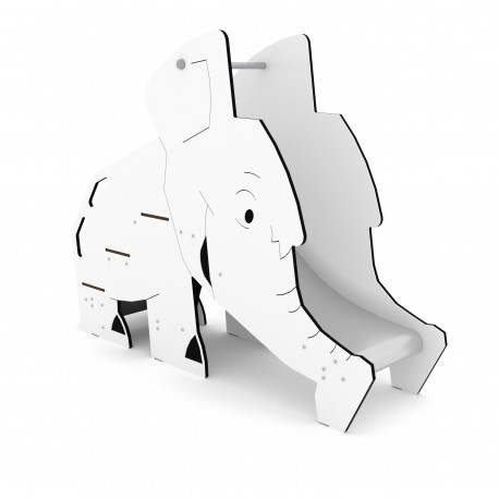29VP0821 Gioco per parchi scivolo per bambini Elefante