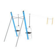 29VP0421 GIOCO TELEFERICA IN ACCIAIO DOPPIA