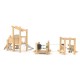 29VP1246RB GIOCO LOCOMOTIVA + 2 VAGONI serie ROBINIA