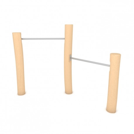 29VP1264RB SBARRE IN ACCIAIO MONTANTI IN ROBINIA