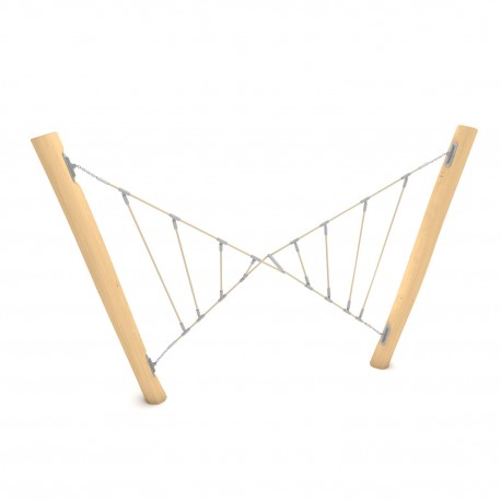 29VP1282RB RETE ARRAMPICATA MONTANTI IN ROBINIA
