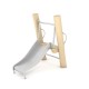 29VP1290RB SCIVOLO PENDIO INOX MONTANTI IN ROBINIA