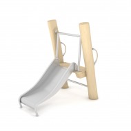 29VP1290RB SCIVOLO PENDIO INOX MONTANTI IN ROBINIA