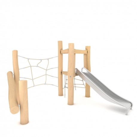 29VP1302RB TORRETTA GIOCO + PALESTRA IN LEGNO DI ROBINIA