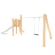 29VP1305RB TORRETTA + SCIVOLO INOX H 130 CM + ALTALENA 1 POSTO
