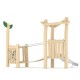 29VP1307RB TORRE SCIVOLO CON PONTE IN ROBINIA