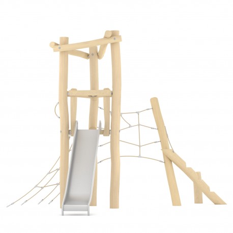 29VP1313RB TORRE SCIVOLO IN ROBINIA CON ARRAMPICATA