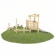 29VP1316RB TORRE SCIVOLO IN ROBINIA CON PERCORSO DI EQUILIBRIO
