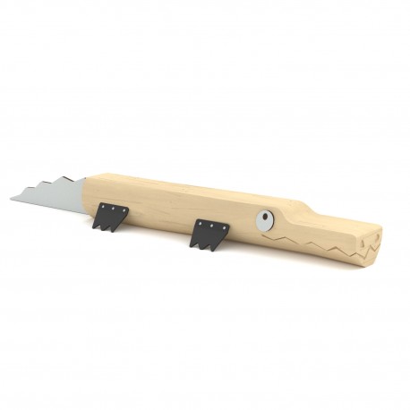 29VP1323RB SEDUTA COCCODRILLO IN ROBINIA