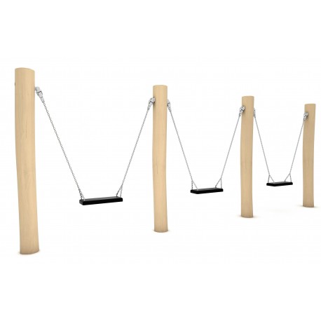 RB0512 MINI ALTALENA 3 SEDILI ROBINIA