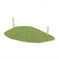 29VP1359RB CORRIMANO CON FUNE IN ROBINIA